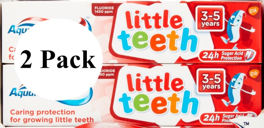 Aquafresh Little Teeth Toothpaste (1-5 yrs) – 50 ml – Pack of 2