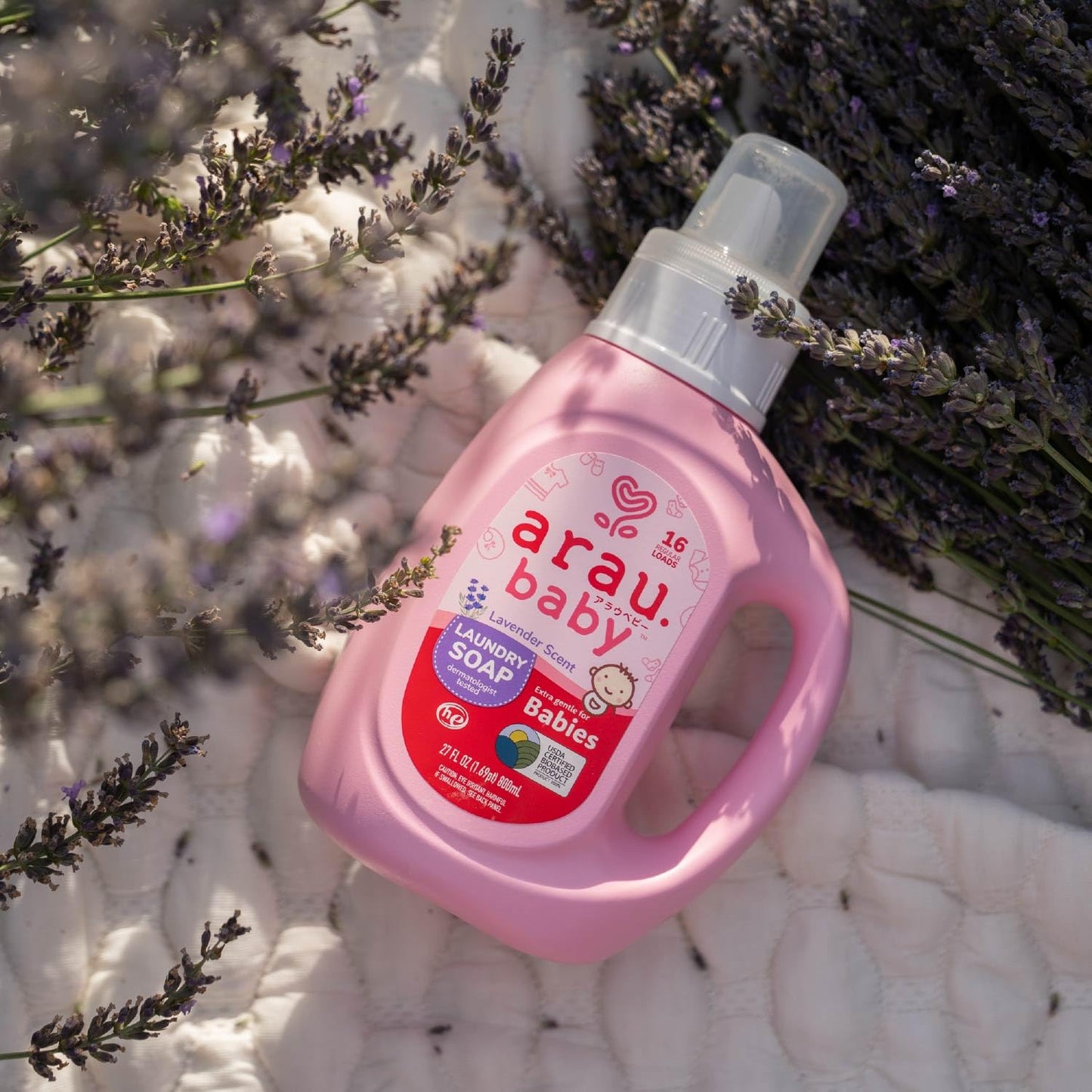 Arau Baby Laundry Soap – Lavender, Plant-Based, 27 oz