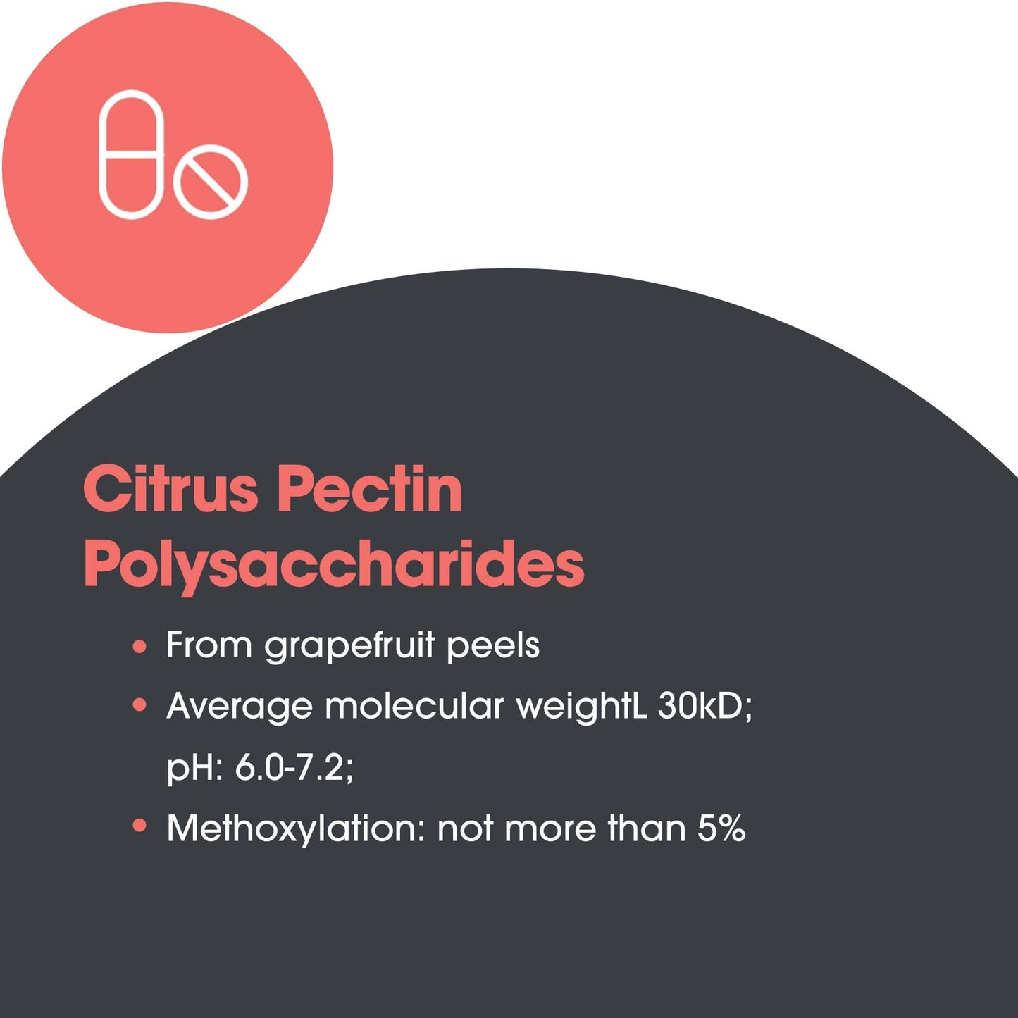 Allergy Research Group Modified Citrus Pectin - 120 Vegetarian Capsules | Natural Detox & Digestive Support