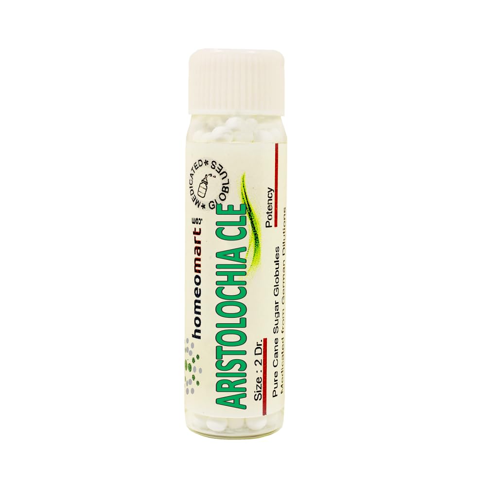 homeomart.com Aristolochia Clematis Homeopathy Pellets (Pills) in 200C Potency, Pack of 3