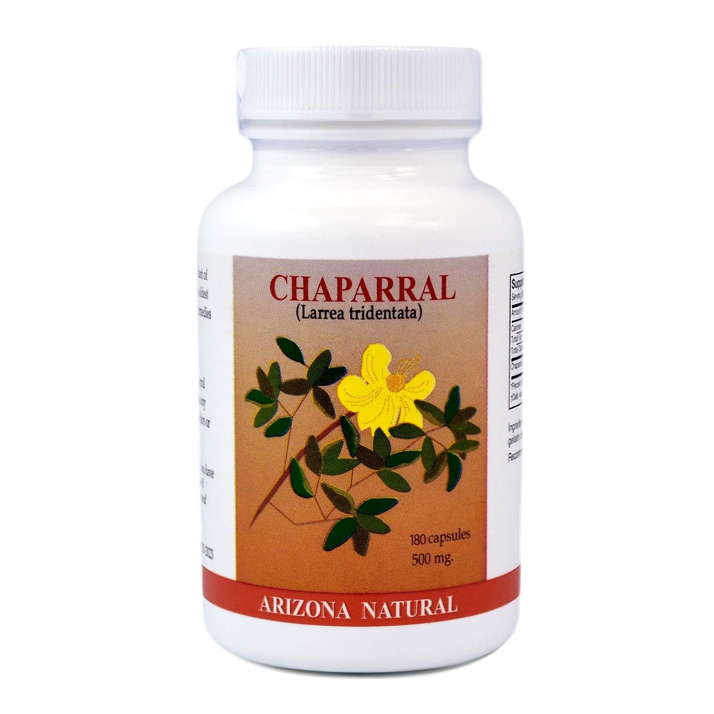Arizona Natural Chaparral (Larrea tridentata) 500 mg – 180 Capsules | Herbal Supplement