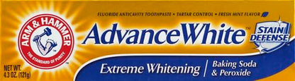ARM & HAMMER Advance White Baking Soda & Peroxide Toothpaste – Extreme Whitening 4.3 oz