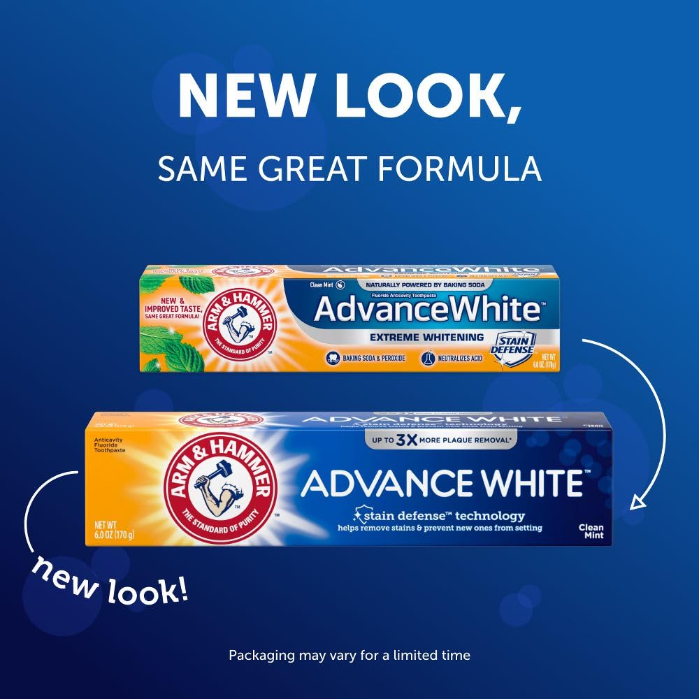 ARM & HAMMER Advance White Toothpaste – Extreme Whitening 4.3 oz (2-pack)