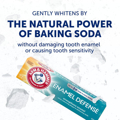 Arm & Hammer Enamel Defense Toothpaste 4.3 oz 3 Pack