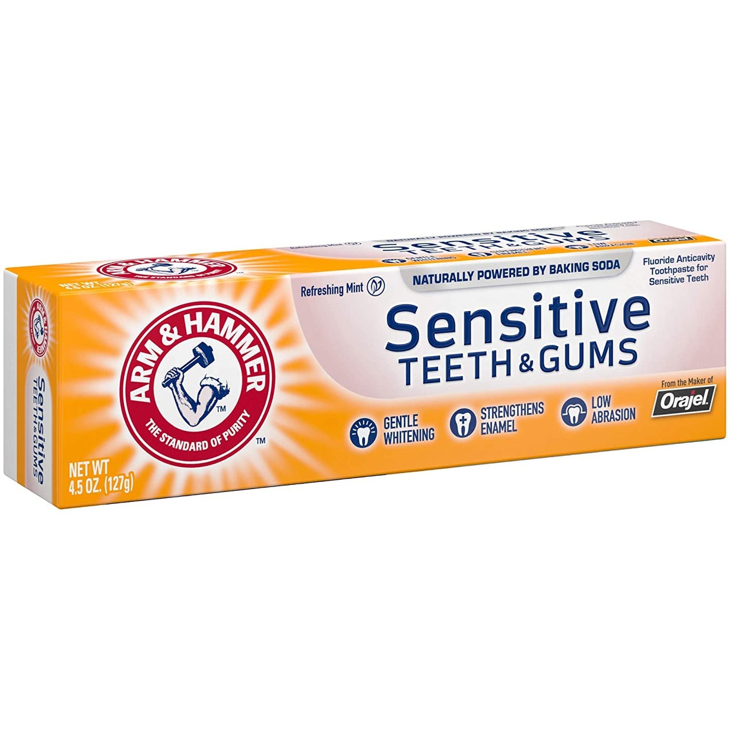 ARM & HAMMER Sensitive Teeth & Gums Toothpaste 4.5 oz – Pack of 10