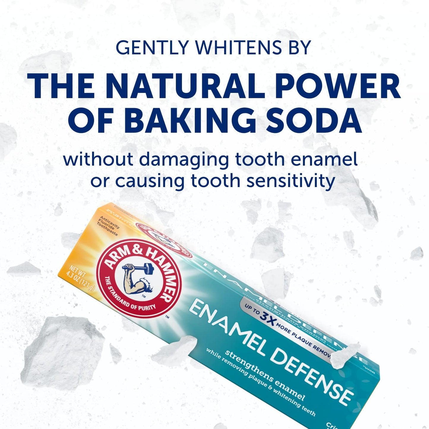 ARM & HAMMER Truly Radiant Bright & Strong Fluoride Toothpaste – Fresh Mint 4.3 oz