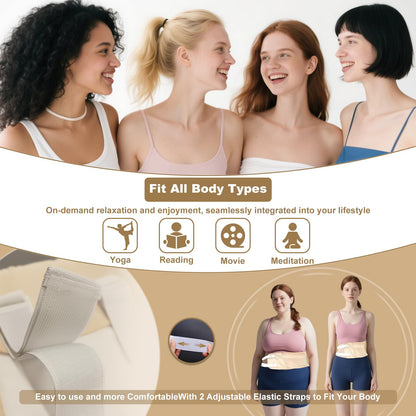 ARMINACO Castor Oil Pack Wraps – 4pc Organic Cotton Set for Detox, Hormone Balance & Cramp Relief