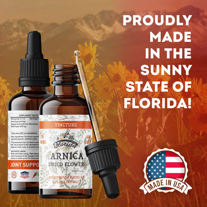 Arnica Tincture – Organic Arnica Montana Extract, 700 mg (2 oz) | Non-GMO