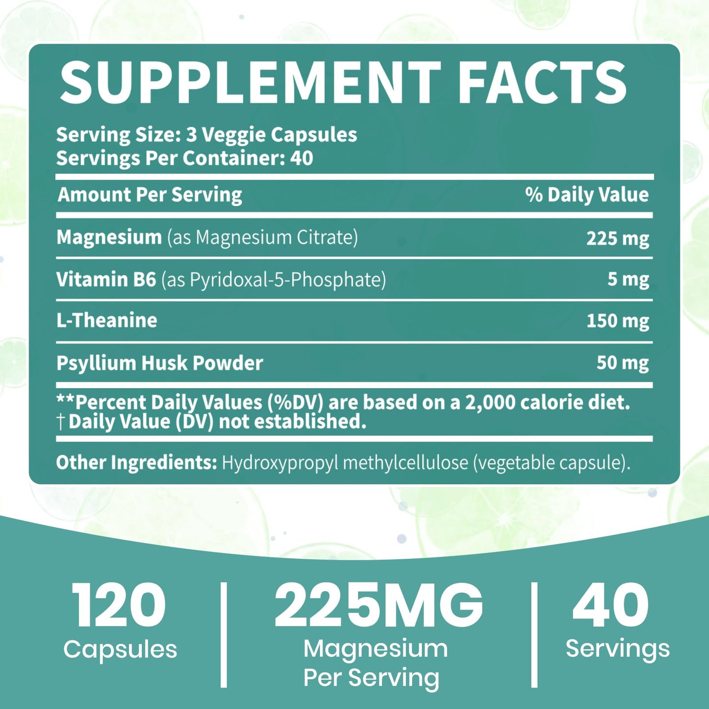 Arofum Magnesium Citrate Capsules – Digestive Support, Sleep Aid | Vegan, Non-GMO, 120 Capsules