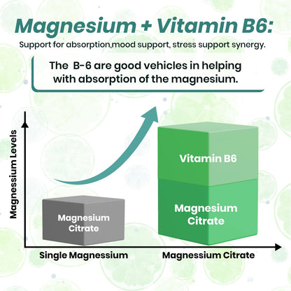 Arofum Magnesium Citrate Capsules – Digestive Support, Sleep Aid | Vegan, Non-GMO, 120 Capsules