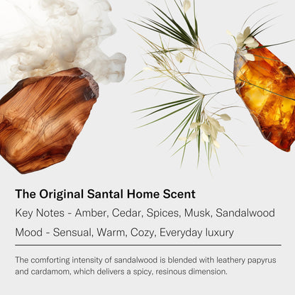 AromaTech Santal Essential Oil Blend – Amber, Vanilla, Cedar & Sandalwood | 4 oz