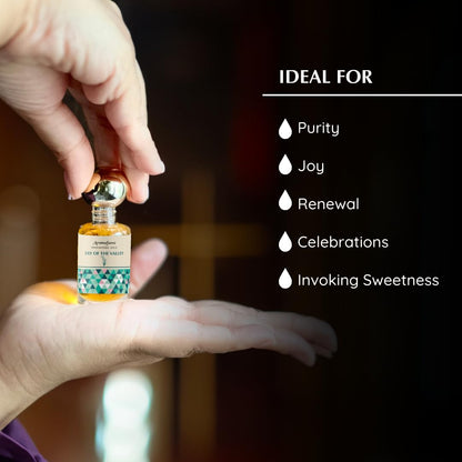 Lily of the Valley Anointing Oil 9ml | Jerusalem Olive Oil with Biblical Spices