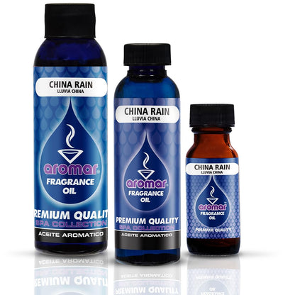 AROMAR Premium Fragrance Oil, Rain Mist (China Rain) – Pack of 3, 2oz Bottles | Long-Lasting Aromatherapy