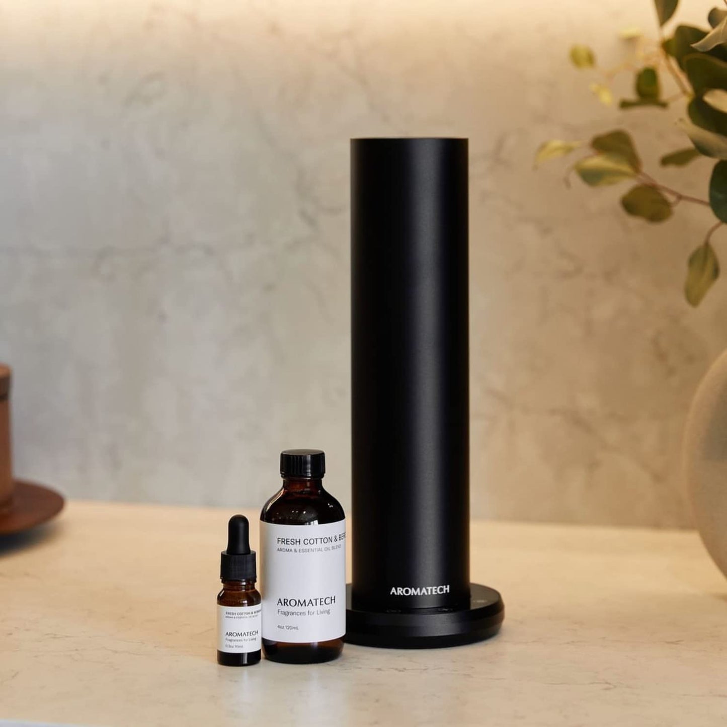 Aromatech Fresh Cotton & Bergamot Essential Oil Blend | Luxury Diffuser Oil 4 oz (120 mL)