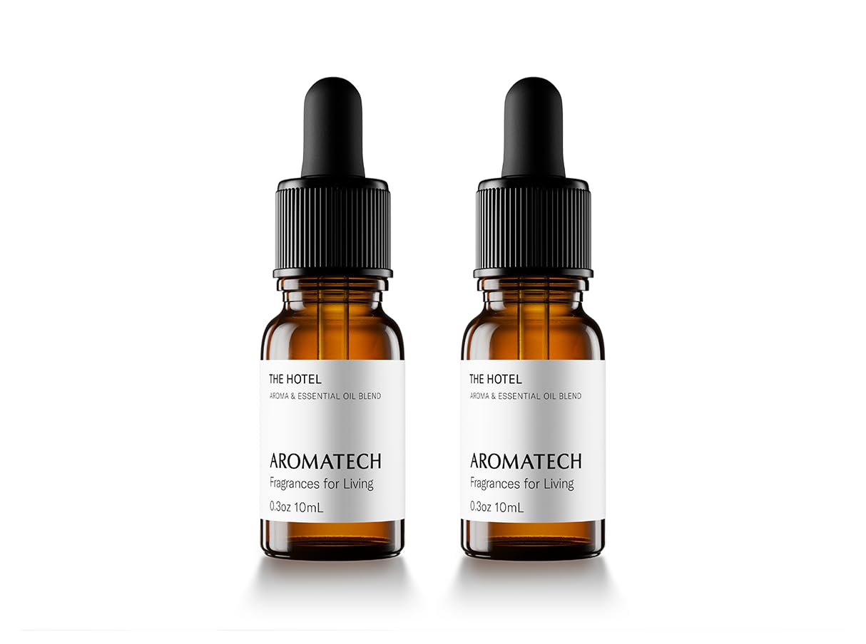 AromaTech Hotel Fragrance Essential Oils for Aroma Diffusers (0.33 FL Oz x2) – The Hotel