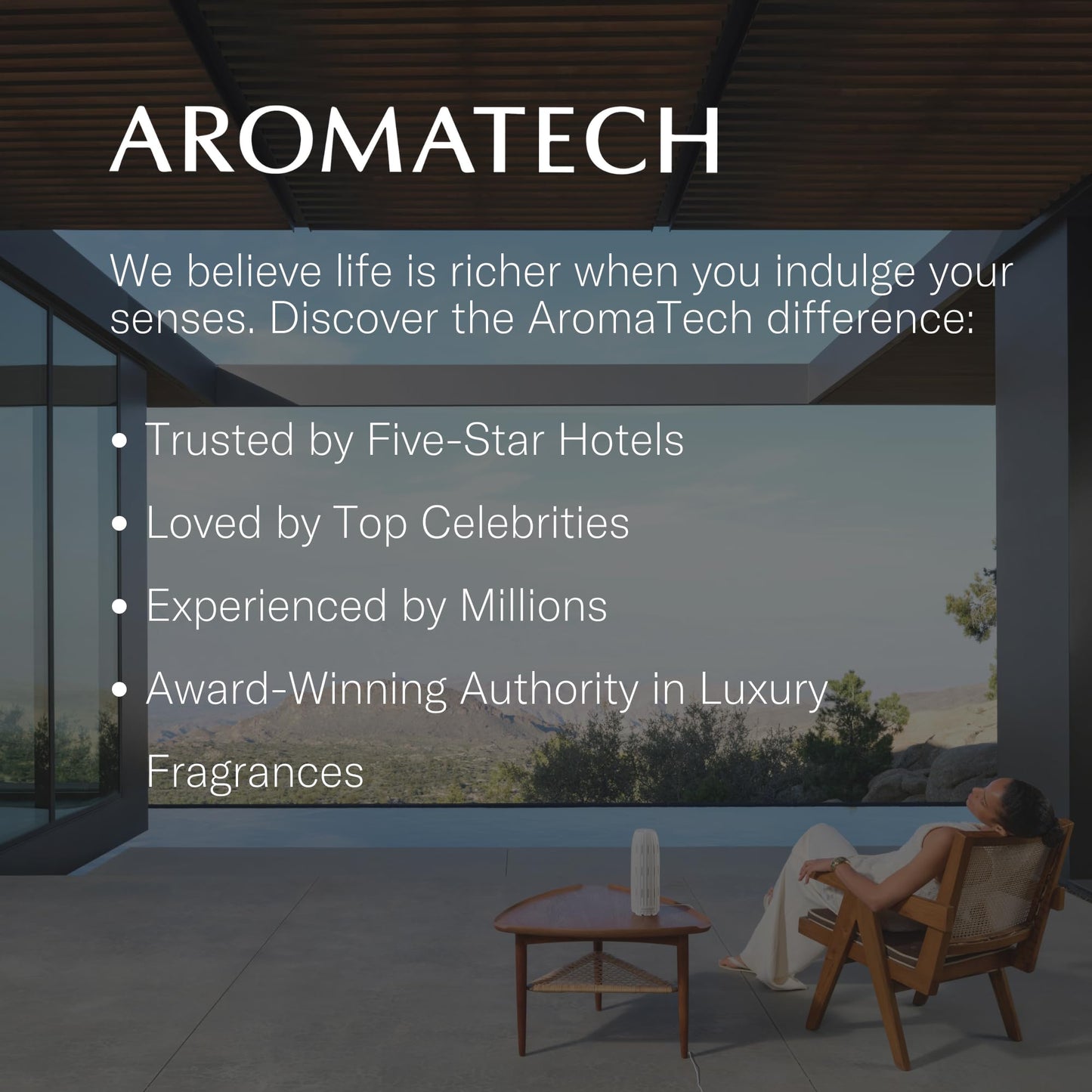 AromaTech Santal Essential Oil Blend – Luxury Hotel Scent, 16 oz