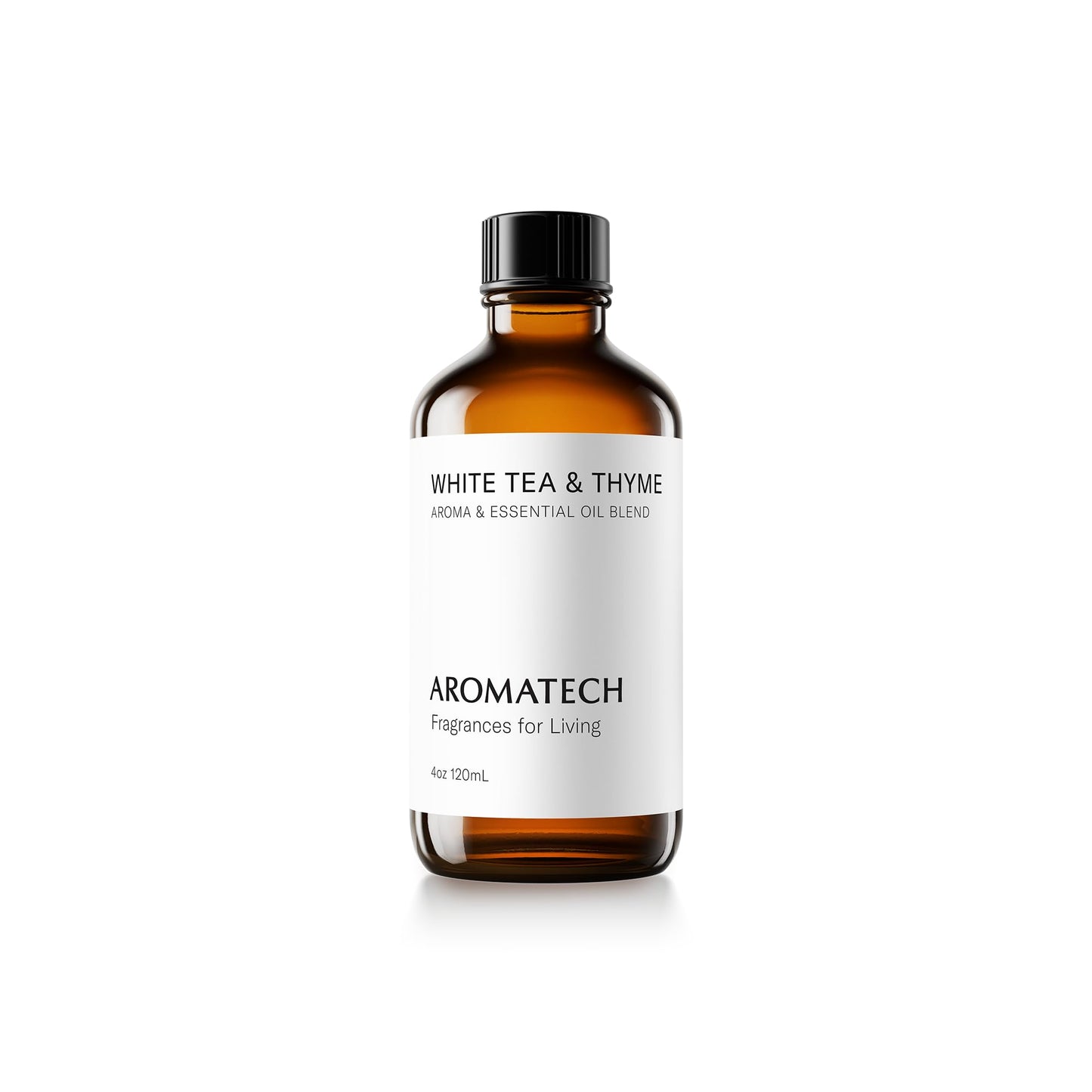 AromaTech White Tea & Thyme Essential Oil Blend – 4 fl oz / 120 ml | Ultrasonic Diffusers