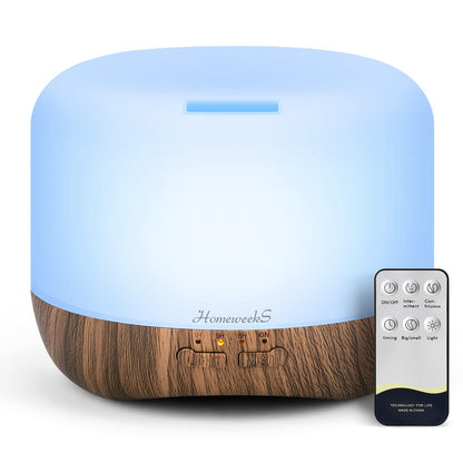 Aromatherapy Diffuser 300ml | Ultrasonic Humidifier, Auto-Off, Night Light