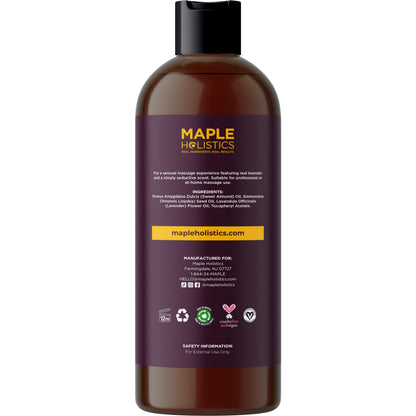 Aromatherapy Massage Oil for Couples - Lavender & Vitamin E | 16 oz