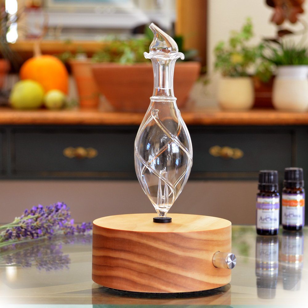 ArOmis Aromatherapy Wood & Glass Diffuser - Solum Lux Vitis