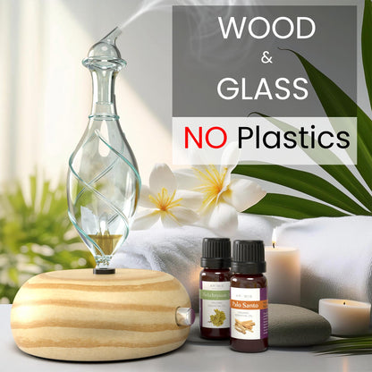 ArOmis Glass Essential Oils Nebulizer – Waterless Diffuser | Orbis Lux Vitis