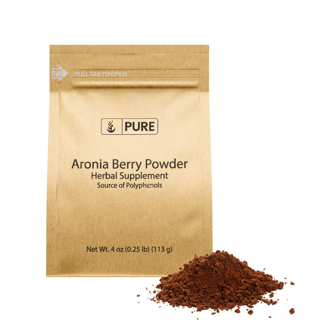 Aronia Berry Powder (4 oz) – Pure Original Ingredients, No Additives or Fillers
