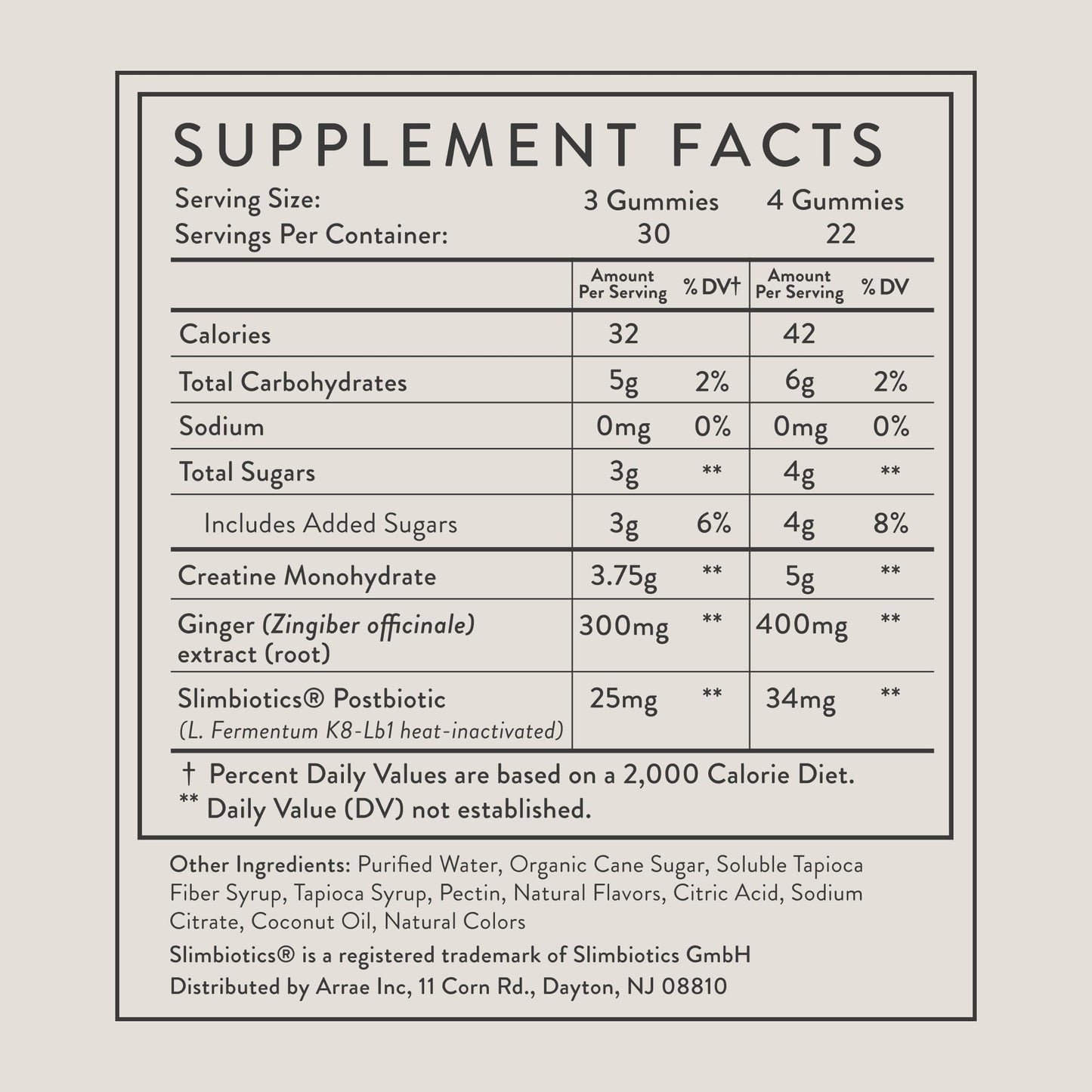 Arrae Tone Gummies – Creatine Monohydrate 5g for Women | Lean Muscle, Recovery & Strength | Mixed Berry, 90 Count