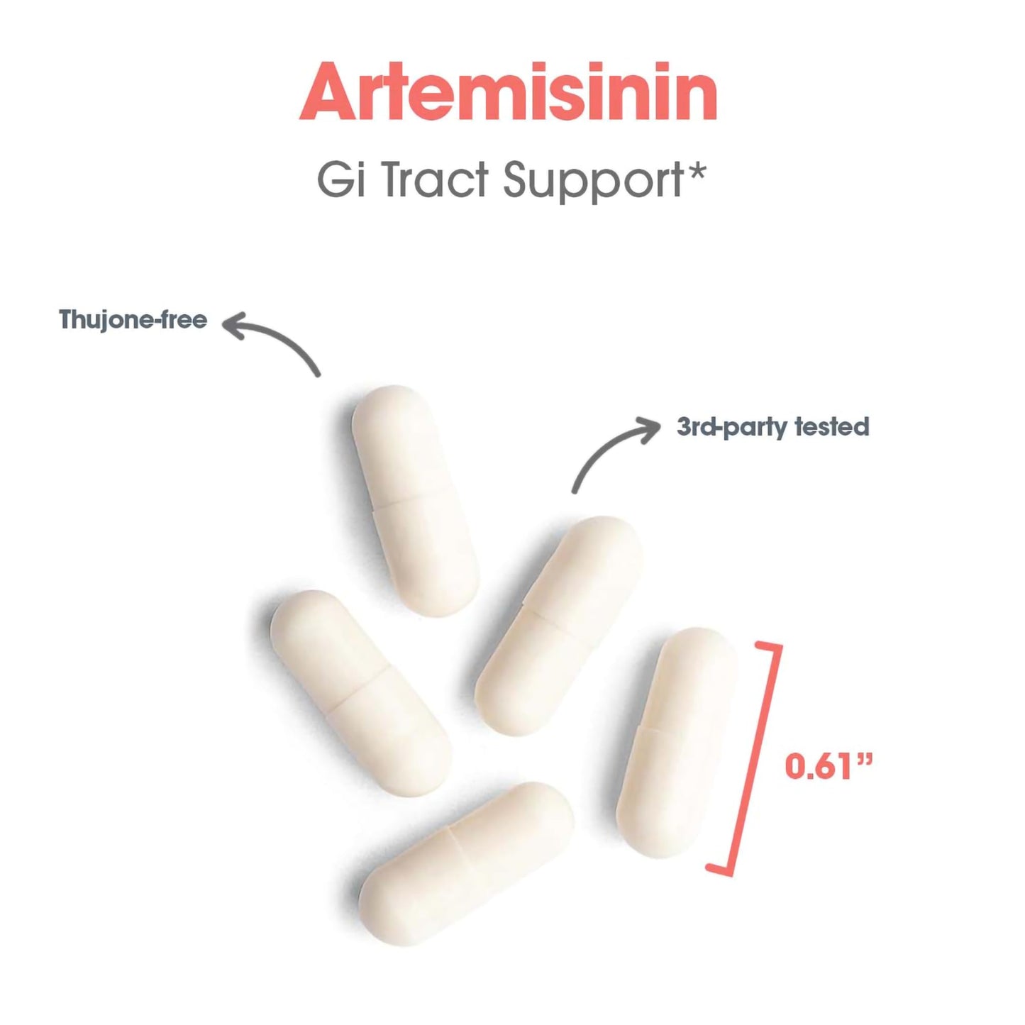 Allergy Research Group Artemisinin Supplement – GI Tract Support, 300 Count