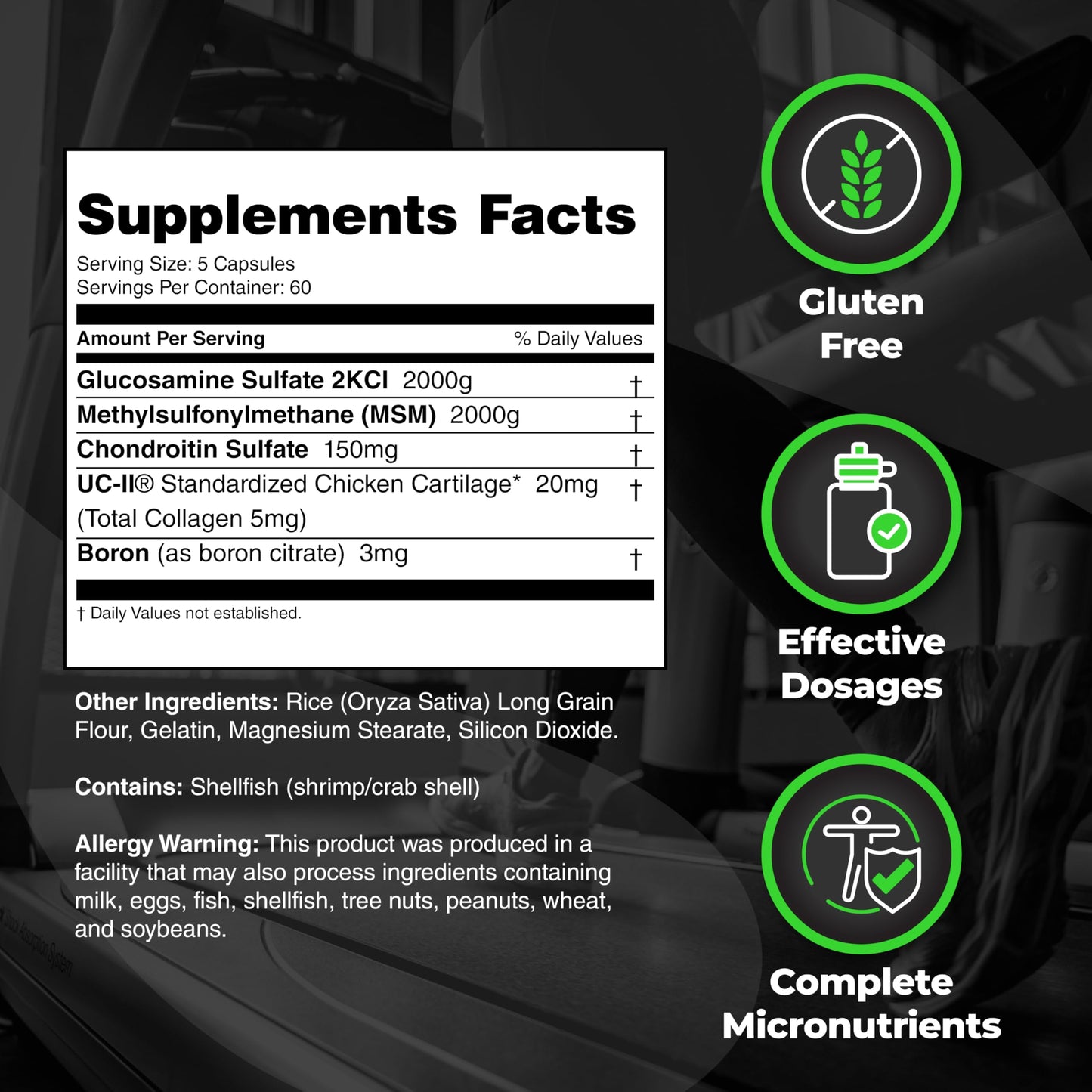 Species Nutrition Arthrolyze Joint Repair - UC-II, Glucosamine, MSM, Chondroitin (300 Capsules)
