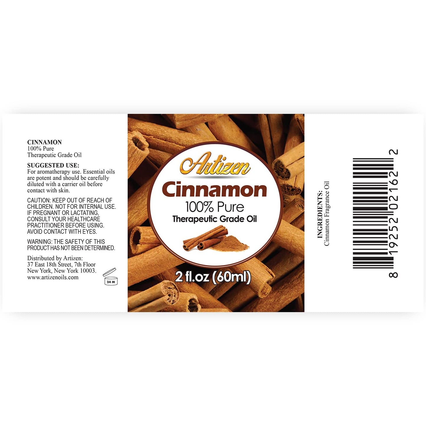 Artizen Cinnamon Essential Oil - 2 oz | 100% Pure, Undiluted