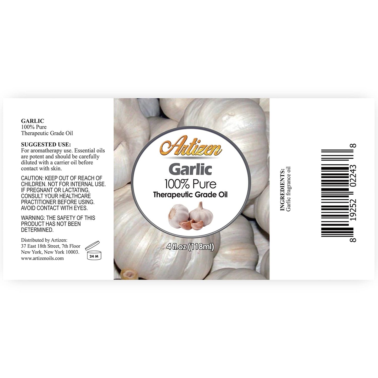 Artizen Garlic Essential Oil 4oz – 100% Pure Garlic Oil by Artizen