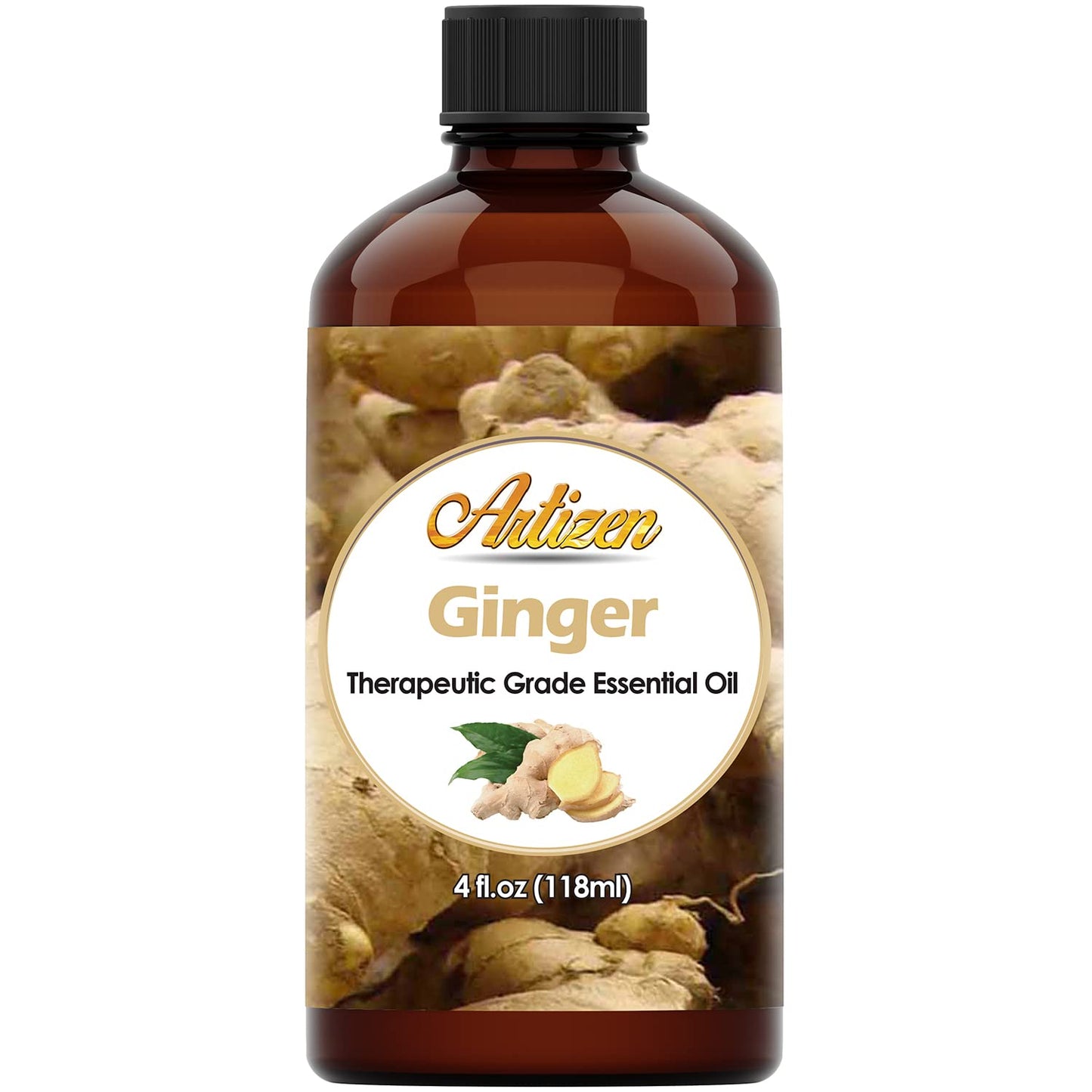 Artizen Ginger Essential Oil 4oz | 100% Pure Ginger Oil