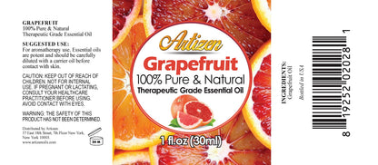 Artizen Grapefruit Essential Oil 30ml (1 fl oz) – Pure & Natural