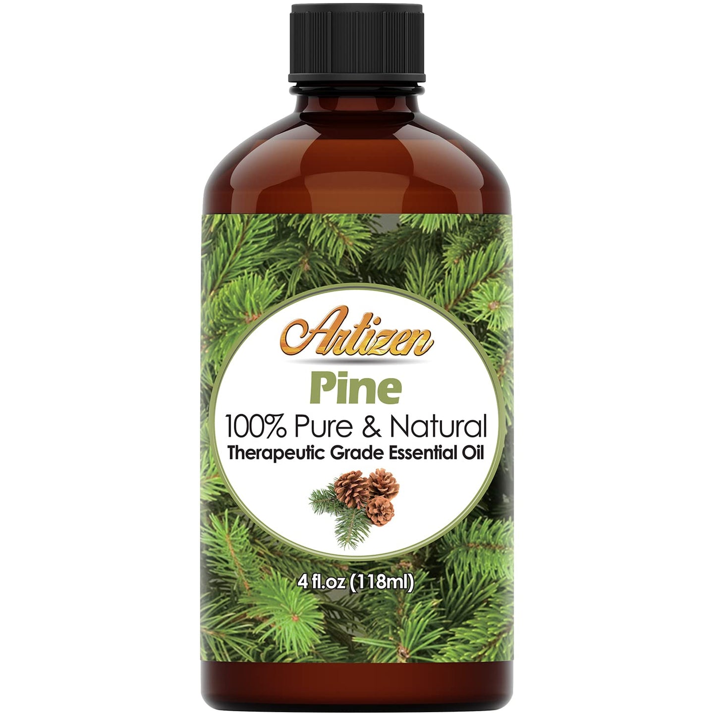 Artizen Pine Essential Oil - 4 oz | 100% Pure Pine Oil (4 Fl Oz)