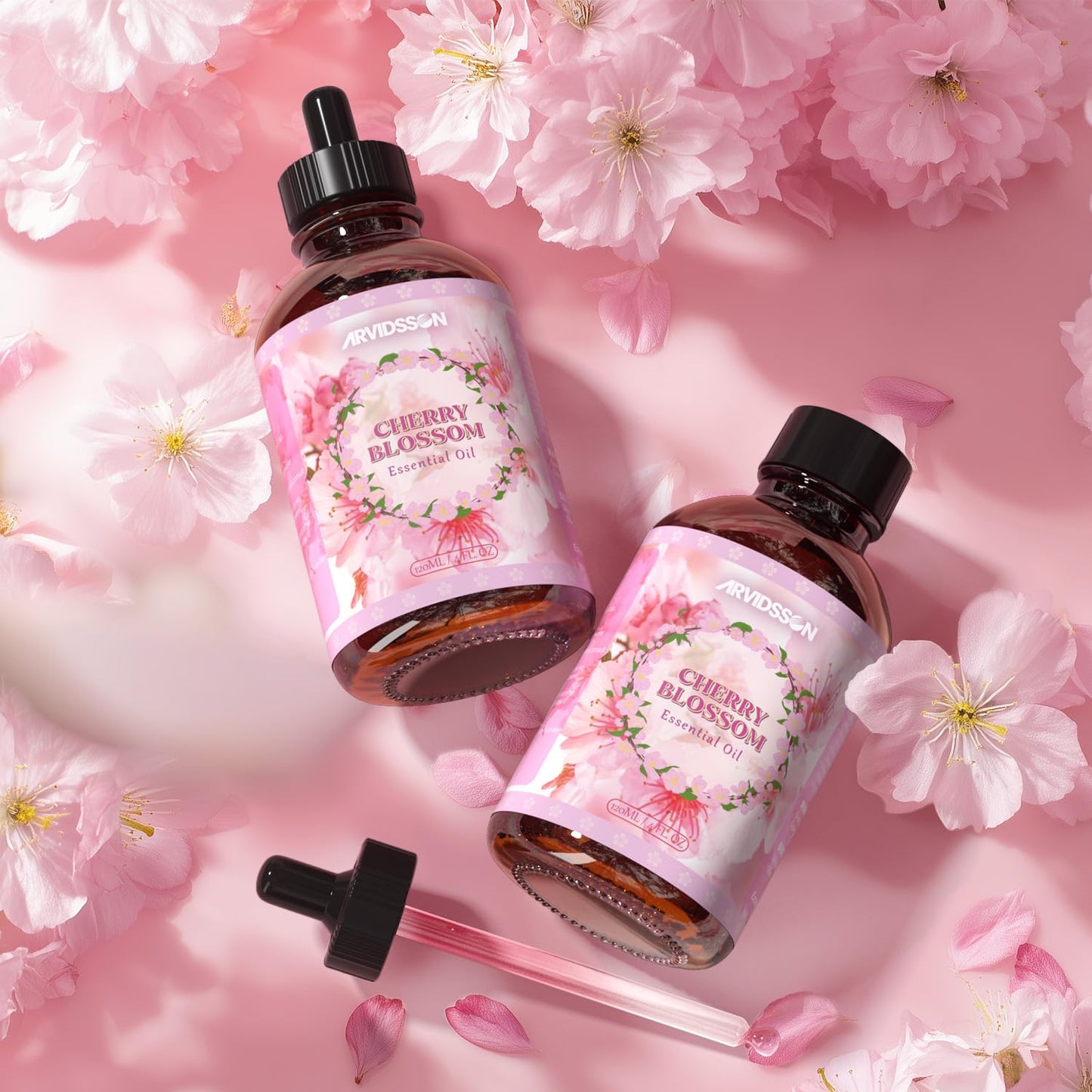 ARVIDSSON Cherry Blossom Essential Oil 4 oz | Pure & Natural Aromatherapy