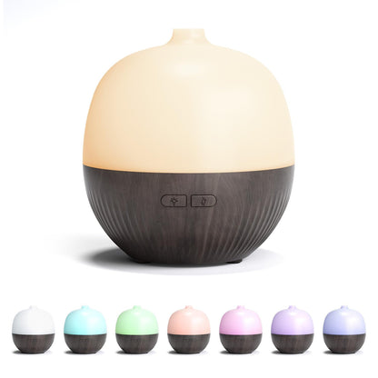 ARVIDSSON 100ml Essential Oil Diffuser - Ultrasonic Diffuser with Mood Light (Dark Wood)