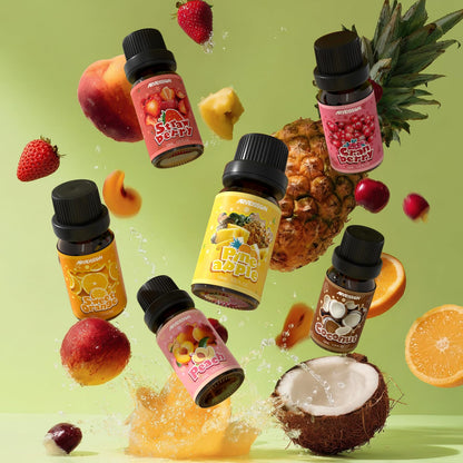ARVIDSSON Fruits Essential Oils Set | Natural Fruity Fragrance Oils for Candle & Soap Making
