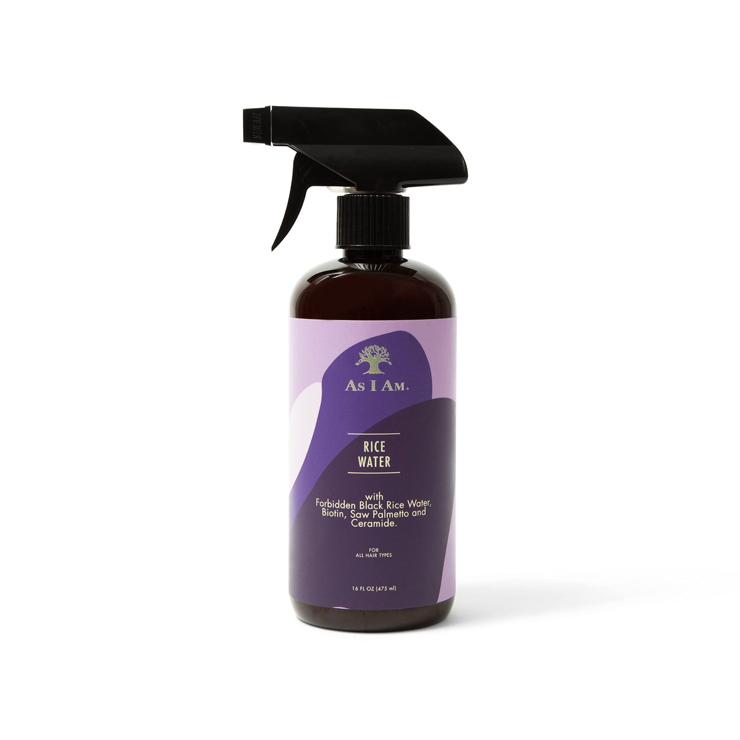 As I Am Hair Spray Rice Water 16oz - Forbidden Black Rice, Biotin & Saw Palmetto