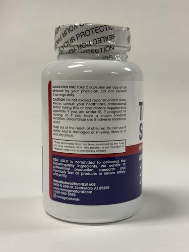 Thyroid Support Supplement for Women & Men with Iodine, B12, Zinc, Selenium, Ashwagandha, Bladderwrack, Turmeric, Schisandra - Non-GMO, Vegetarian - 180 Count