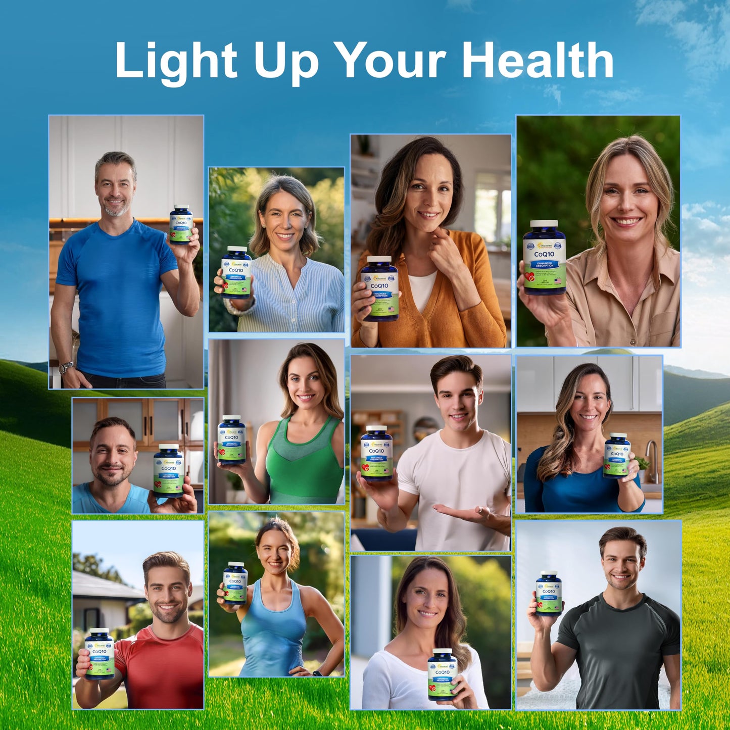 aSquared Nutrition CoQ10 400mg Max Strength – 200 Vegan Capsules