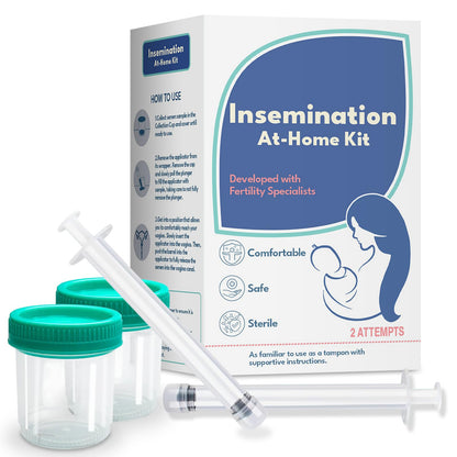at-Home Insemination Kit | Sterile, Comfort-Optimized Artificial Insemination Kit for Women’s Pregnancy and Fertility Goals