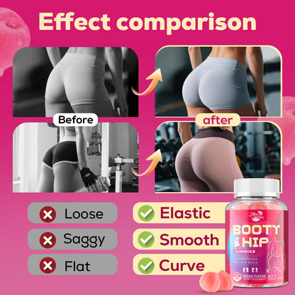 Atherionyxora Booty Gummies for Women – BBL Glow with Collagen & Herbal Blend (120)