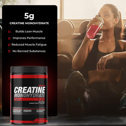 ATHLEAN-X X-CREATINE Pure Micronized Creatine Monohydrate Powder – 90 Servings | Gluten-Free, Non-GMO