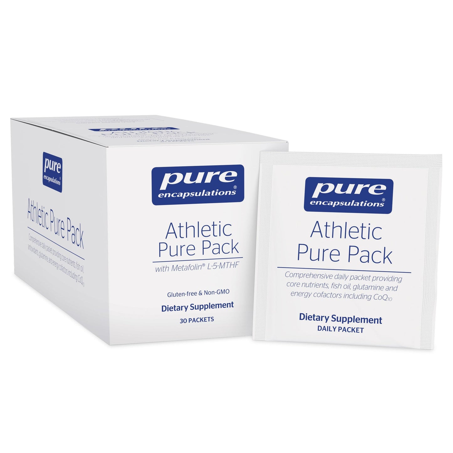 Pure Encapsulations Athletic Pure Pack – Core Nutrients & CoQ10 (30 Packets)