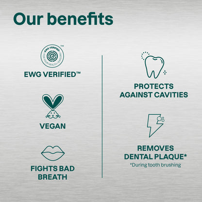 ATTITUDE Complete Care Toothpaste with Fluoride | Spearmint, Vegan & Cruelty-Free