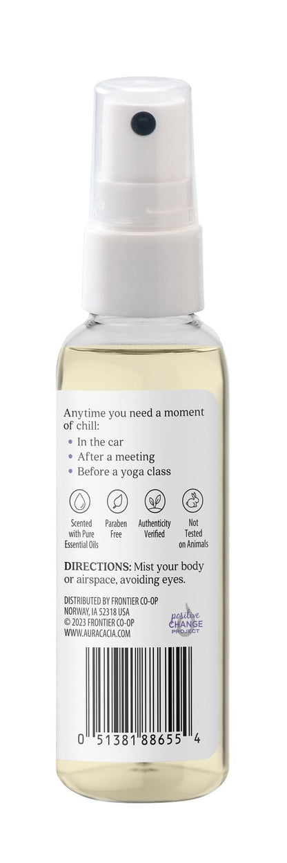 Aura Cacia Chill Pill Mist – Pure Essential Oils, 2 fl oz