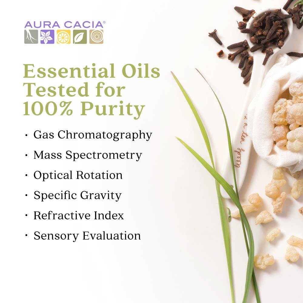 Aura Cacia Frankincense Roll-On | GC/MS Tested for Purity | 0.31 oz (9.2 ml)