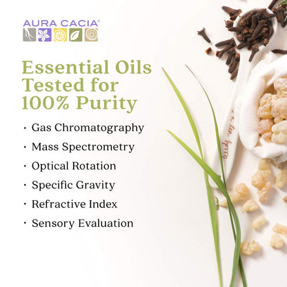 Aura Cacia Frankincense Roll-On | GC/MS Tested for Purity | 0.31 oz (9.2 ml)