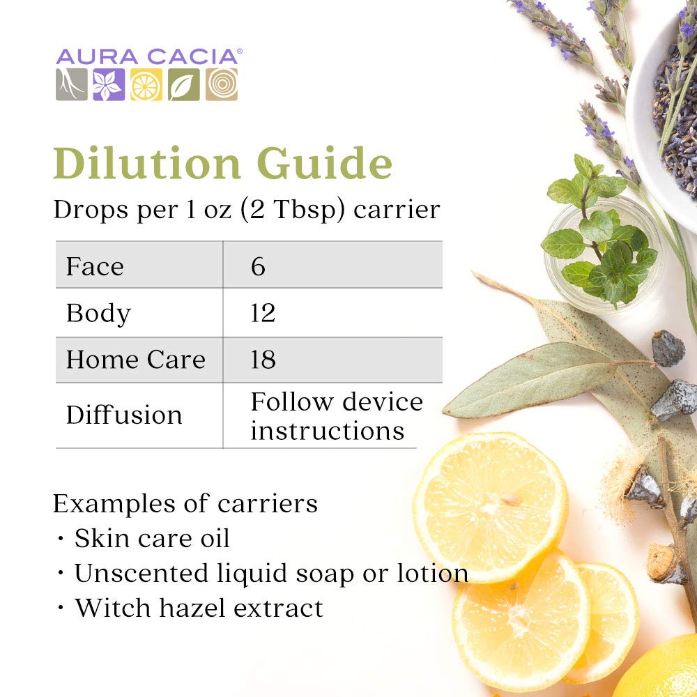 Aura Cacia Lavender Harvest Pure Essential Oil Blend 0.5 oz