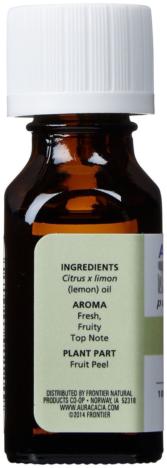 Aura Cacia 100% Pure Lemon Essential Oil - 0.5 oz